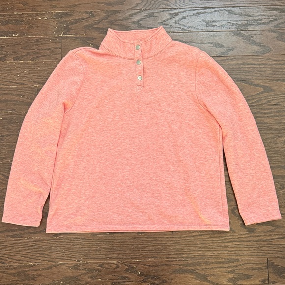 Talbots Women's Coral Sweatshirt - Picture 1 of 4